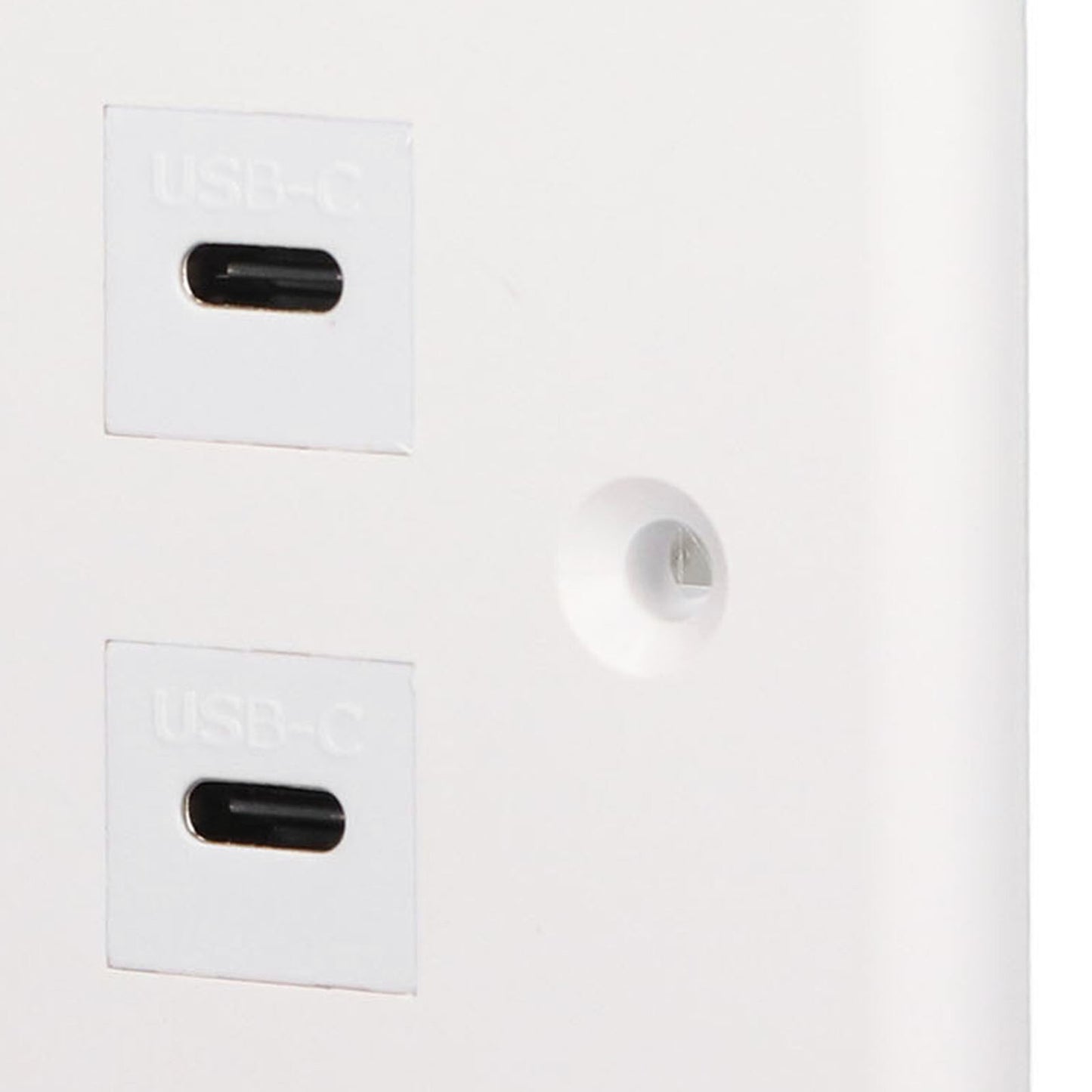 new 6 Port USB Type C Outlet Plug White USB Wall Plate With 6 Port USB C Socket koeek - KOEEK