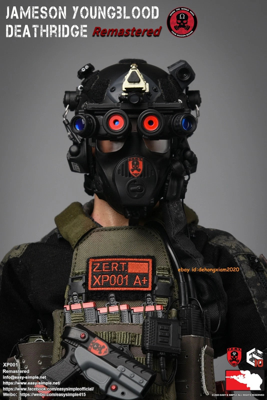 1:6 Scale Easy & Simple ZERT Jameson Deathridge Remastered 12" Action Figure Toy EASY_&_SIMPLE - KOEEK