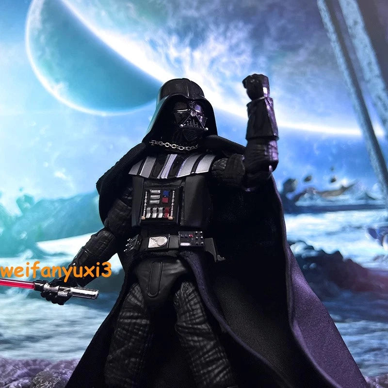 1/12 Black Wired Cloak Robe for 6"  Black Series Star Wars Darth Vader 07FC0E-D4 - KOEEK