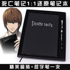Death Note Yagami Light Cosplay Notebook Notepad With Signature Pen And Box Gift 07FC0E-D4 - KOEEK