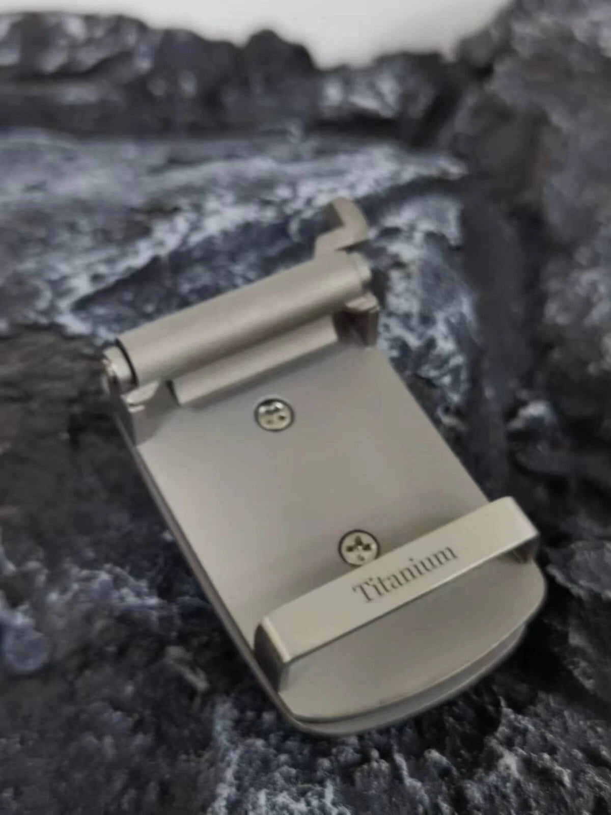 Pure Titanium Men's Belt Pin Buckle Five Blessings Pattern Anti Allergic EDC 07FC0E-D4 - KOEEK