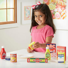 new Melissa & Doug Wooden Pantry Products Play Food Set (9 pcs) - Pretend Play... MELISSA & DOUG - KOEEK