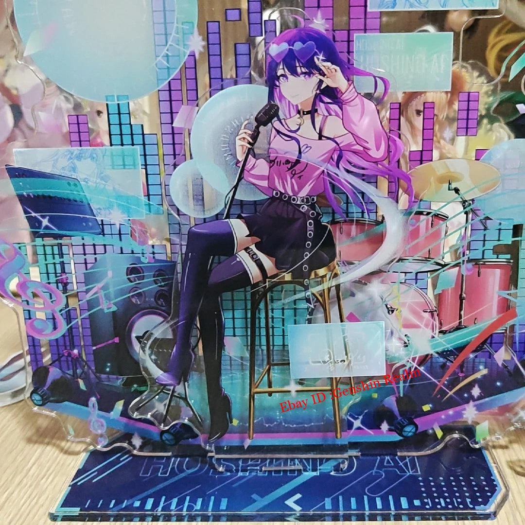 Anime OSHI NO KO Hoshino Ai Acrylic Desktop Stand Figure Collection Decor 07FC0E-D4 - KOEEK