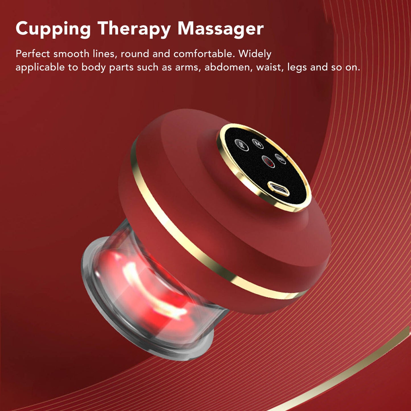 new Smart Cupping Device Machine Massage 3 Control For Shoulder Back Abdomen HGF koeek - KOEEK