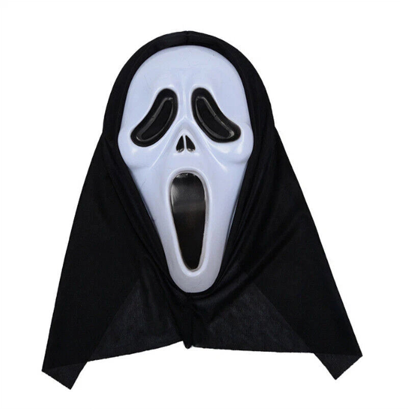 Cosplay The Ghost Face Cosplay Halloween Costume Set Cos Devil Face Outfit Gift 07FC0E-D4 - KOEEK