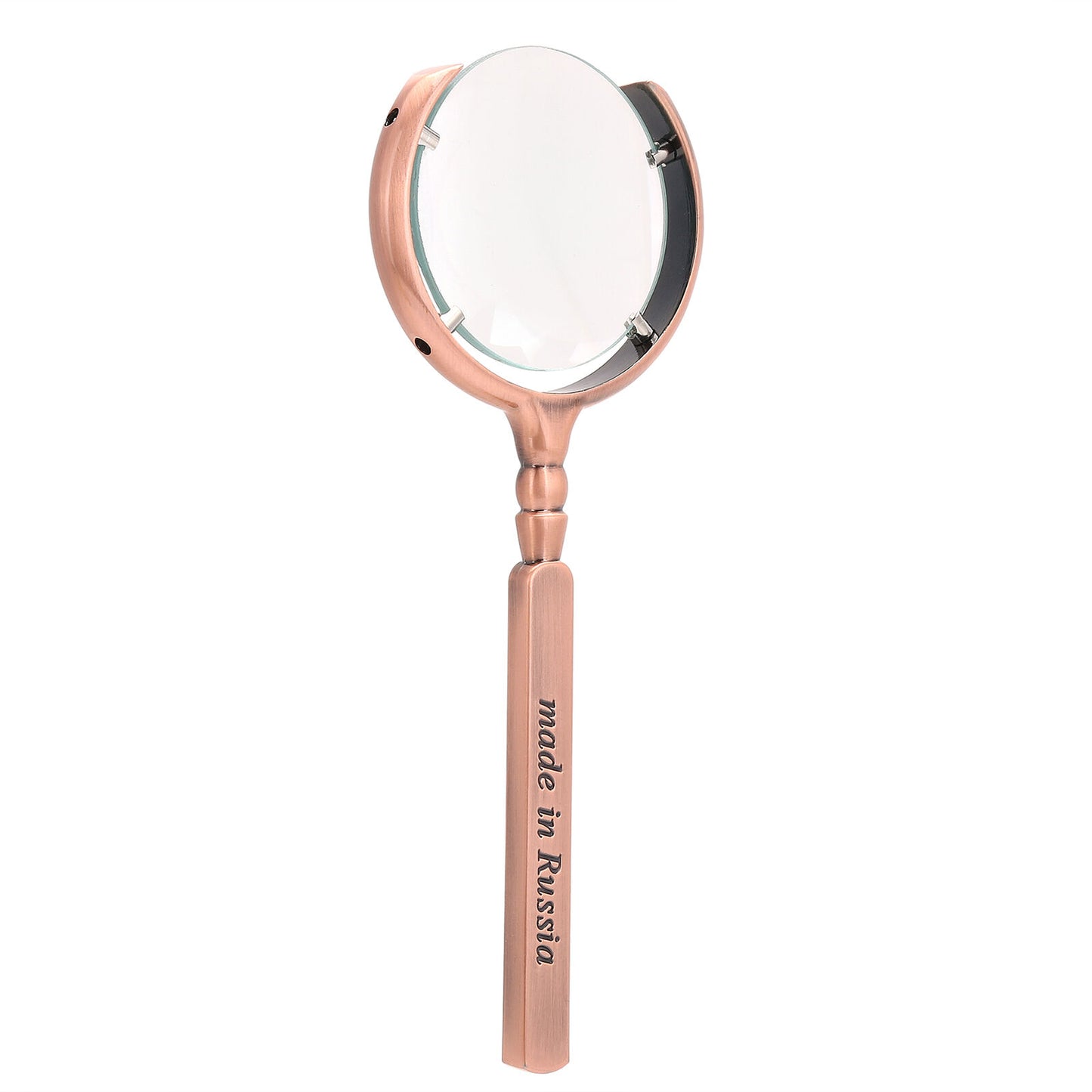 new Portable Handheld Magnifier X8 Magnifying Glass 60mm Lens Dia Bronze For Rea AP9 koeek - KOEEK