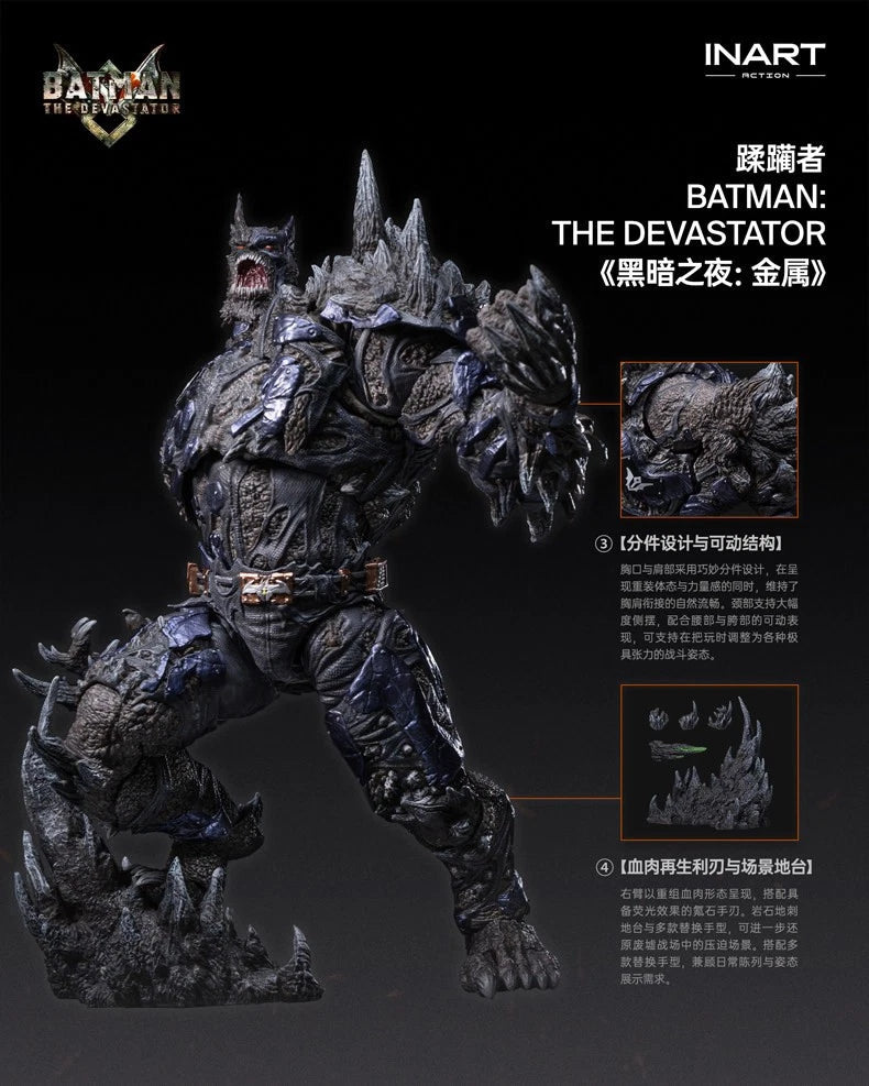 Pre Sale INART Dark Nights Metal The Devastator Articulated Action Figure INART - KOEEK