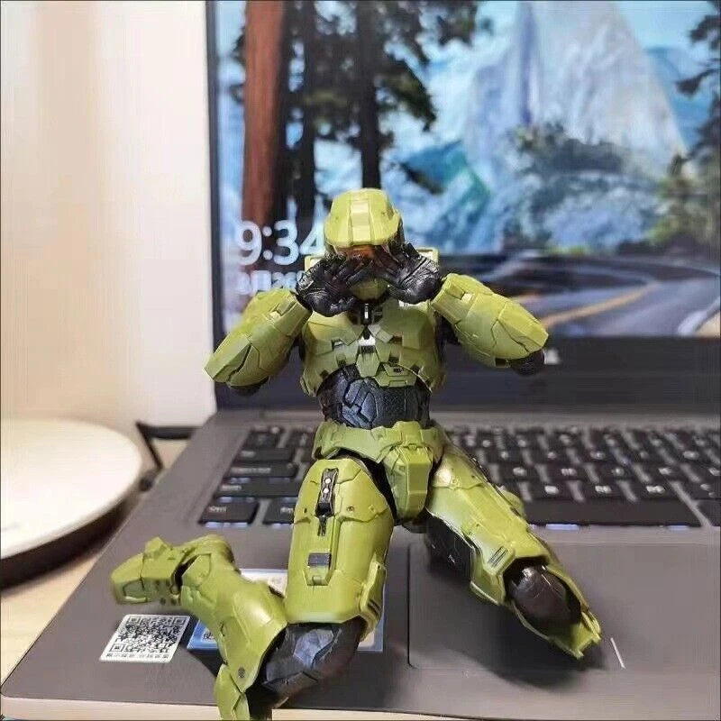 Halo Infinite Master Chief Mjolnir Mark VI Action Figures Model Kit Toys Boxed 07FC0E-D4 - KOEEK