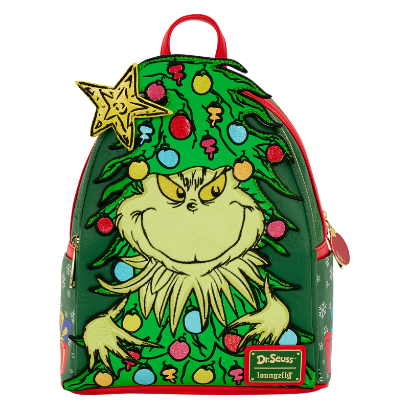 Dr. Seuss How the Grinch Stole Christmas! Tree Light Up Plush Mini Backpack 07FC0E-D4 - KOEEK