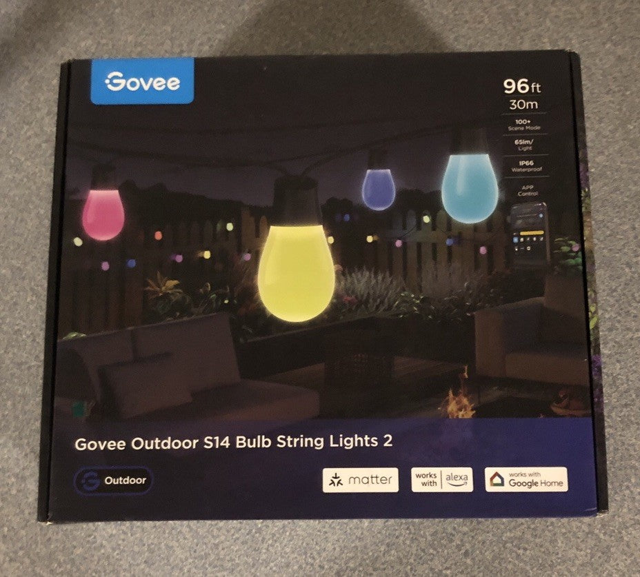 GOVEE - Outdoor S14 Bulb String Lights 2- 96ft String GOVEE - KOEEK