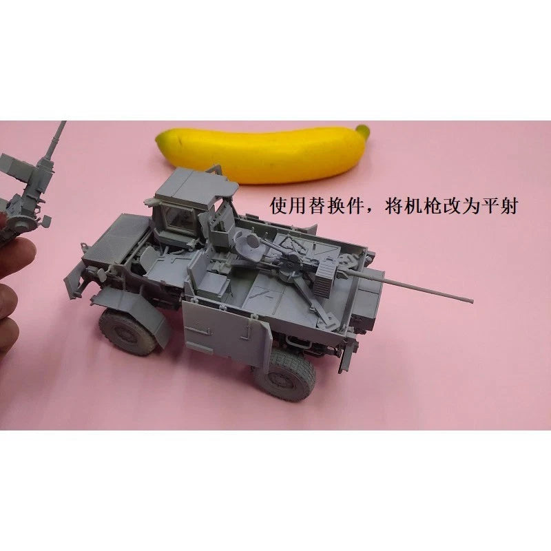 3D Printed 1/35 South African porcupine Ystervark anti-aircraft cannon Model Kit 07FC0E-D4 - KOEEK
