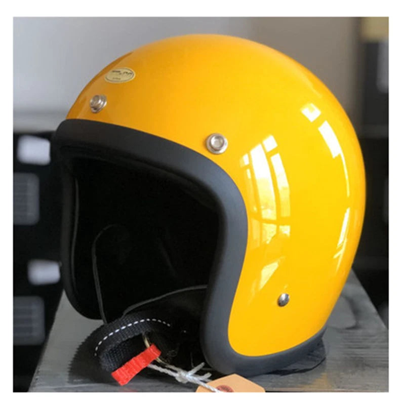 3/4 Face Japan Helmet Race Retro Rider  500-TX Helmet 07FC0E-D4 - KOEEK