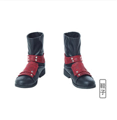 Red Deadpool Cosplay Shoes and Headgear Deadpool Halloween Accessories Gift 07FC0E-D4 - KOEEK