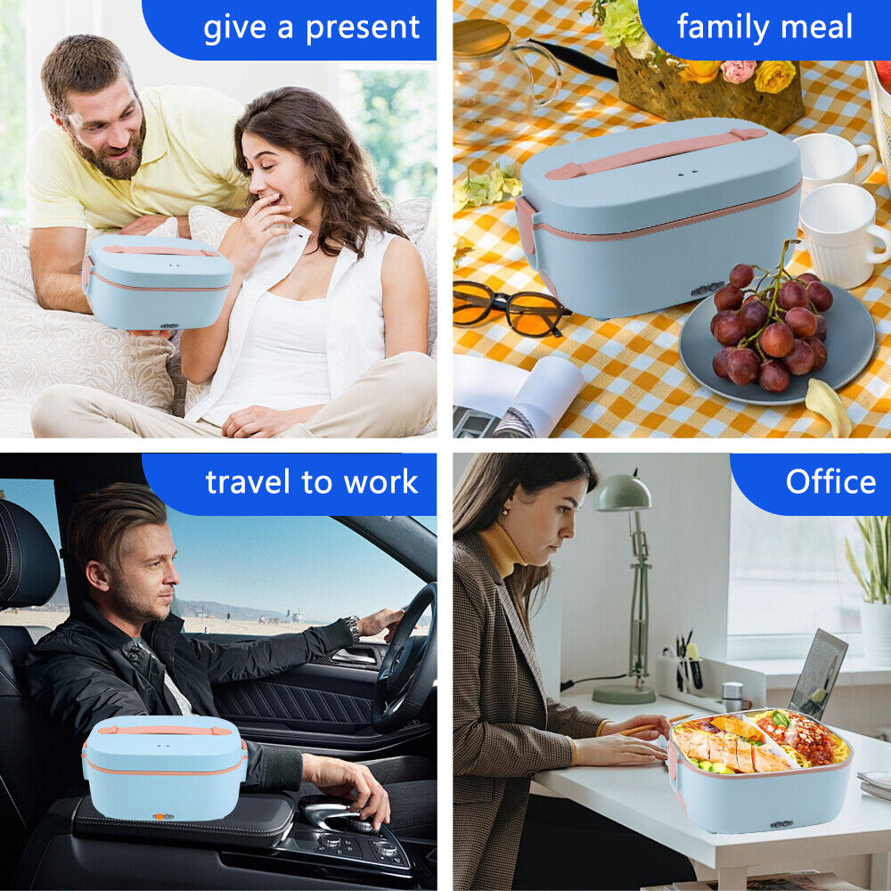 1.8L Electric Lunch Box for Heating Food - Perfect for Work & Travel