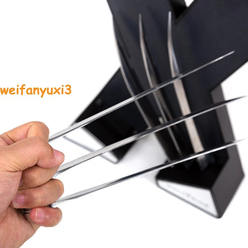 Wolverine's Claws Replica Steel Claws Wearable With Lightable Support Gift 07FC0E-D4 - KOEEK