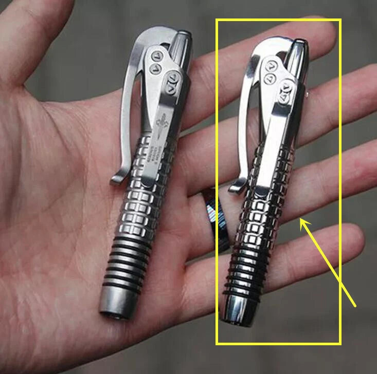 Titanium Alloy Pen Outdoor Portable EDC Tool Signature Pen Technology Siphon Pen 07FC0E-D4 - KOEEK