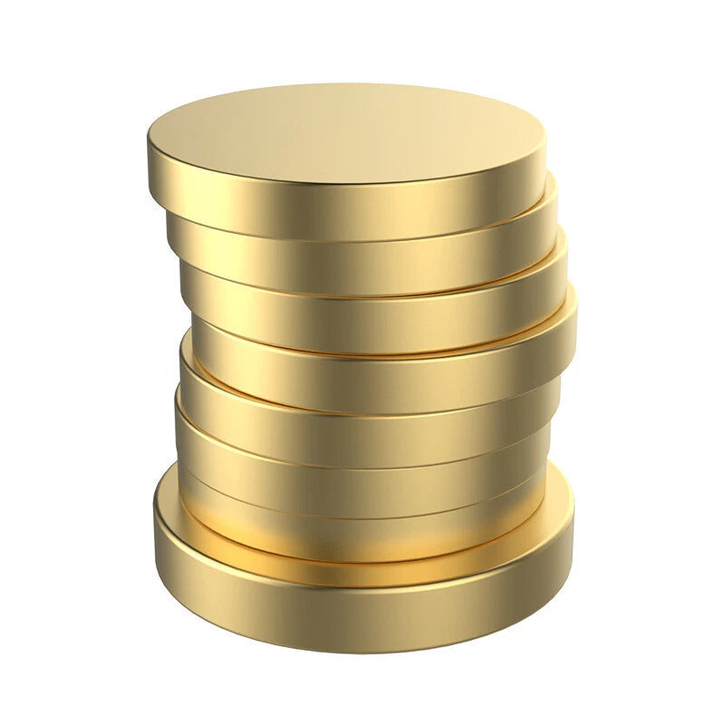 Gold Coin Spinning Top Fidget Spinner Desktop Gyro EDC Fidget Toy ADHD Tool Gift 07FC0E-D4 - KOEEK