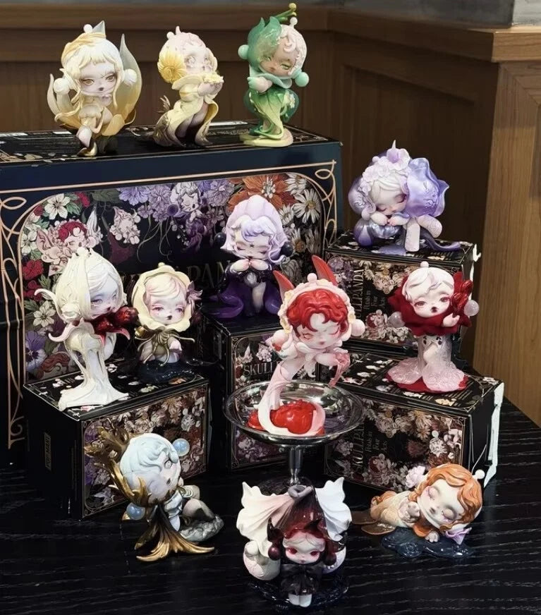 Authentic SKULLPANDA Petals in Four Acts Series Confirmed Blind Box Figures Toy 07FC0E-D4 - KOEEK