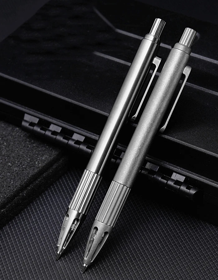 EDC Titanium Mechanical Pencil Ball Pen Signature Drawing Pen Office Stationery 07FC0E-D4 - KOEEK