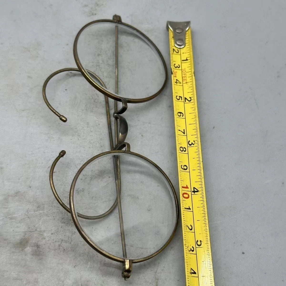 Vintage China Copper Hook Crystal Old Style Eyeglasses Collectible Sunglasses 07FC0E-D4 - KOEEK