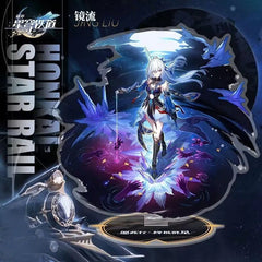 Anime Honkai: Star Rail Jingliu Stand Establish  Figure Acrylic Gift 07FC0E-D4 - KOEEK