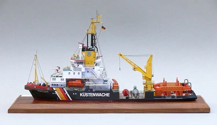 1/250 Mellum Coast Guard Pollution Control Paper Model DIY No Accs No Stand 07FC0E-D4 - KOEEK