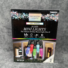 24 Gemmy Orchestra of Lights Color-Changing Faceted Mini LED Lights - GEMMY - KOEEK
