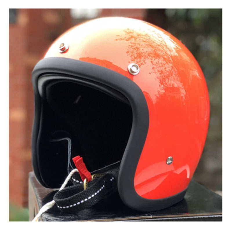 3/4 Face Japan Helmet Race Retro Rider  500-TX Helmet 07FC0E-D4 - KOEEK