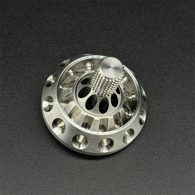 Fashion Stainless Steel Fidget Spinner EDC Stress Relief Hand Spinner Cool Gift 07FC0E-D4 - KOEEK