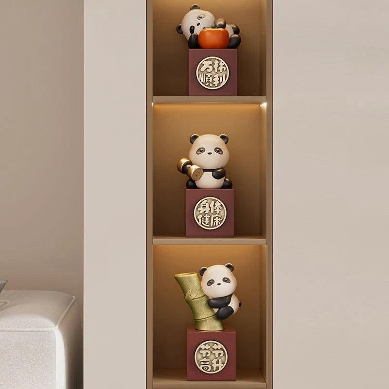 Chengdu Panda Souvenir Healing Department Small Ornament Office Station Desktop 07FC0E-D4 - KOEEK