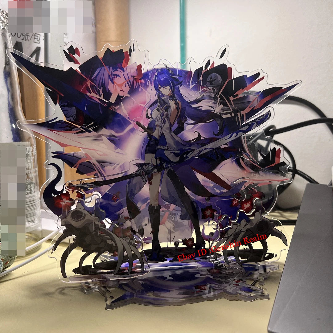 Anime Honkai: Star Rail Acheron Acrylic Desktop Stand Figure Collection Decor 07FC0E-D4 - KOEEK