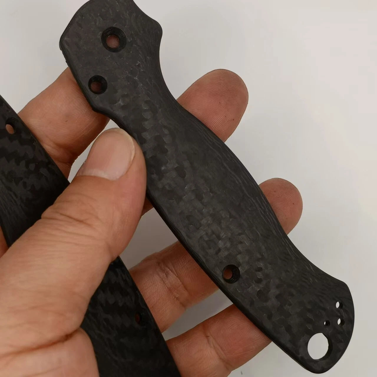 1 Pair 3k Carbon Fiber Grip Handle Scales for Spyderco Paramilitary 2 Para2 C81 07FC0E-D4 - KOEEK