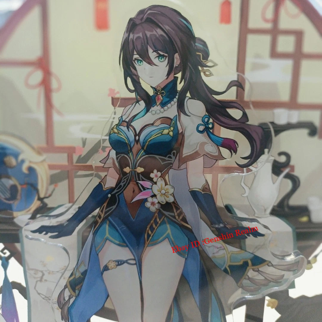 Anime Honkai: Star Rail Ruan Mei Acrylic Desktop Stand Figure Collection Decor 07FC0E-D4 - KOEEK