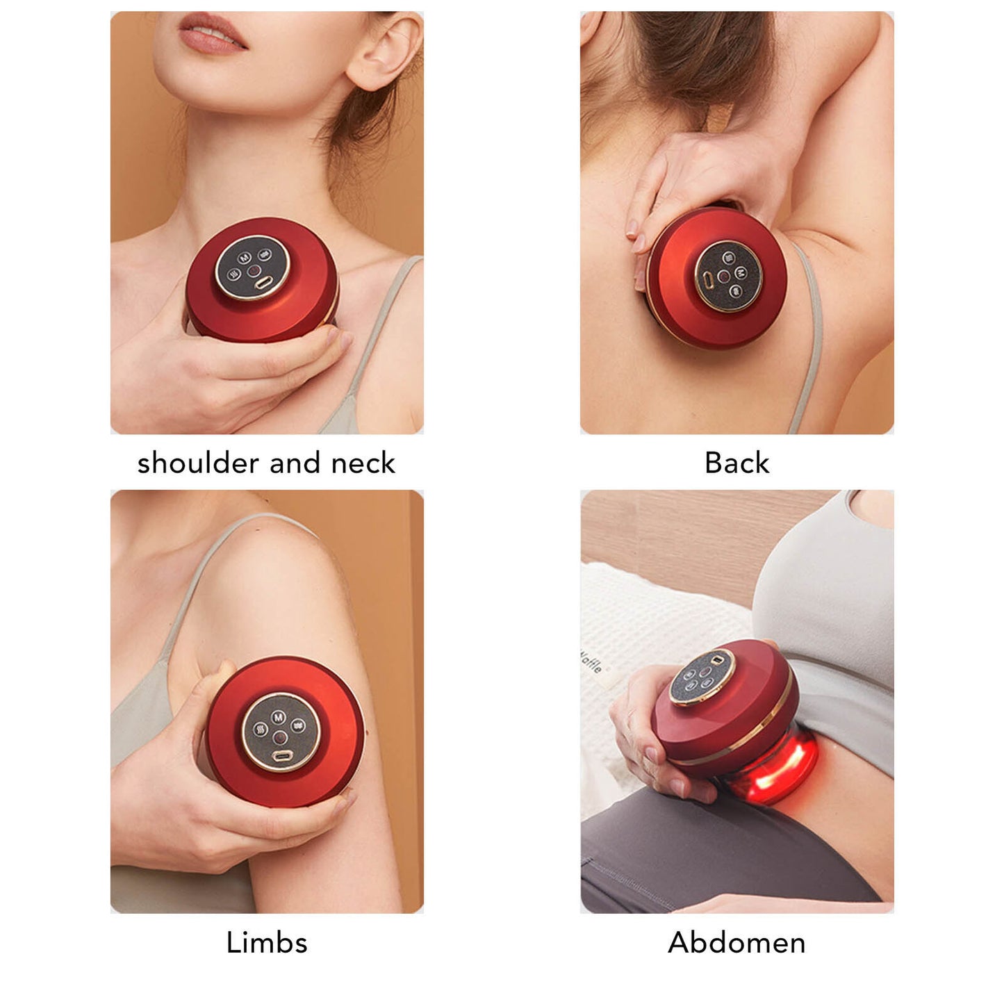 new Smart Cupping Device Machine Massage 3 Control For Shoulder Back Abdomen HGF koeek - KOEEK