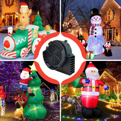 new Replacement 1A Air Blower for Halloween Inflatables, Christmas Yard Black 07FC0E-D4 - KOEEK