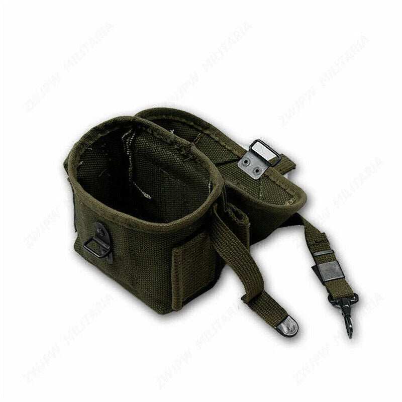 1pc Replica WWII Vietnam War M1956 M14 Army Canvas Pouch Bag Long Type Ammo Pack 07FC0E-D4 - KOEEK