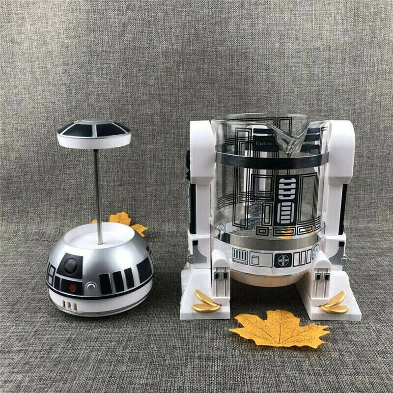 Star Wars R2-D2 Robot Manual Coffee Maker Home French Pressed coffee Machine 07FC0E-D4 - KOEEK