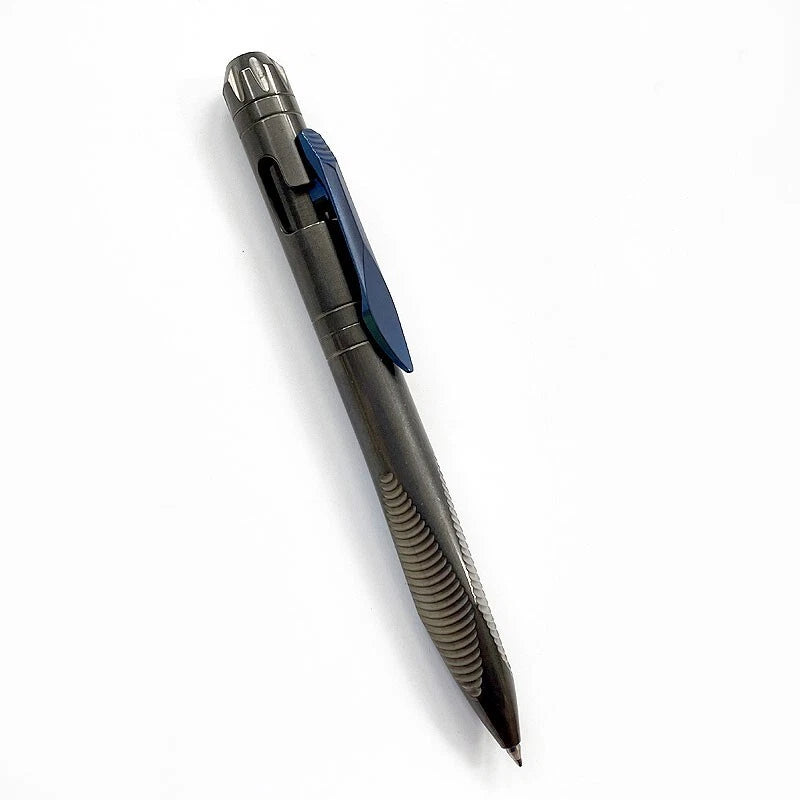Titanium Alloy Pocket Ballpoint Pen Signature Working Pen Stationery Gifts EDC 07FC0E-D4 - KOEEK