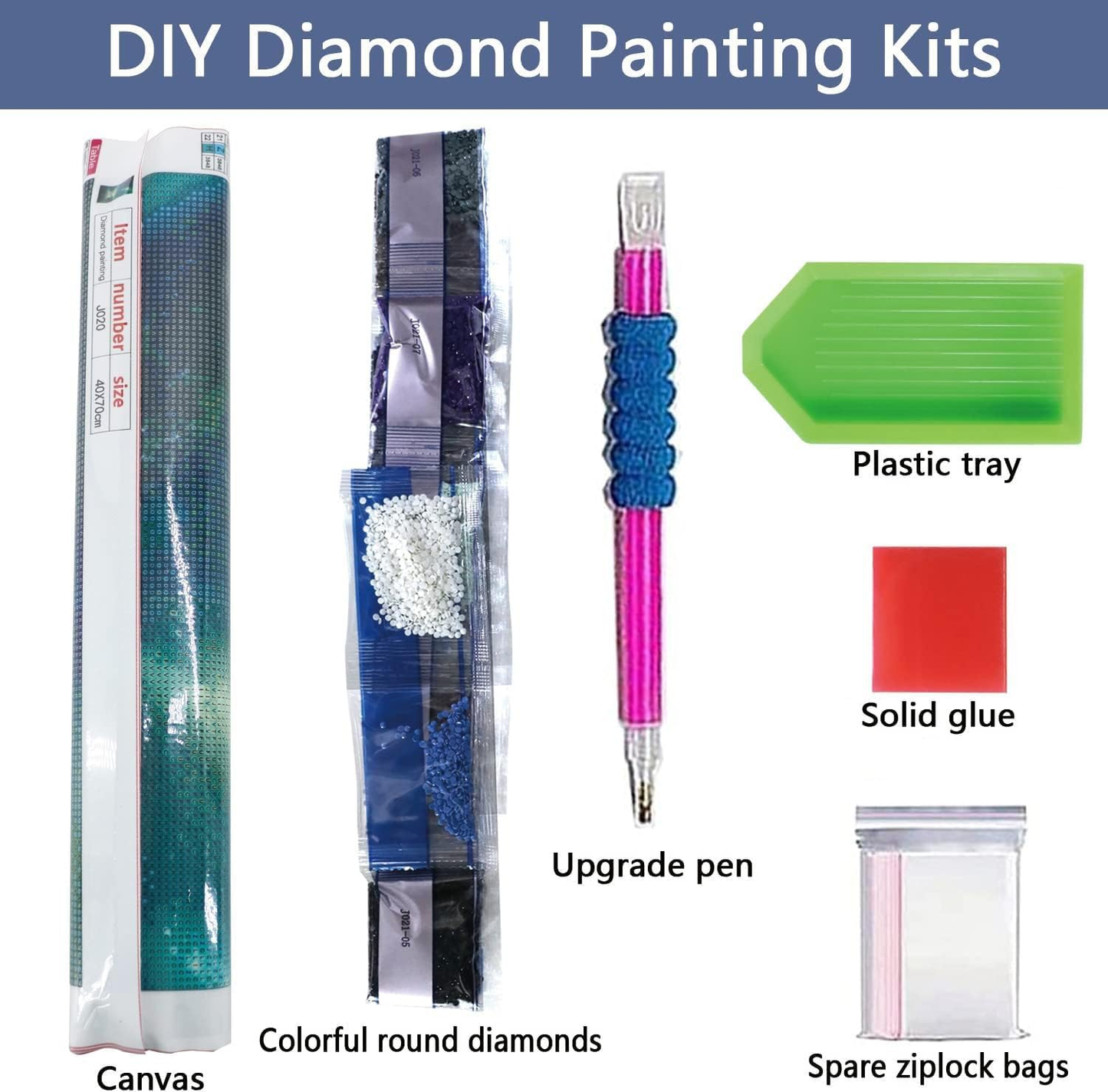 nye diamantmalingssett for voksne - Hummingbird DIY 5D diamantkunstsett Full drill