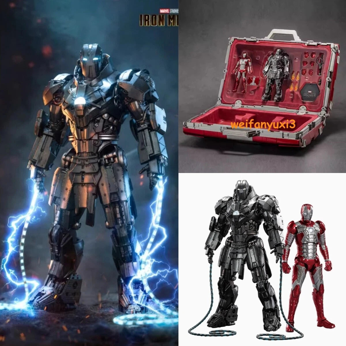 STOCK ZD 1:1 Iron Man Mark V MK5 Suitcase Set Moive Cosplay Prop Collection Gift ZD - KOEEK