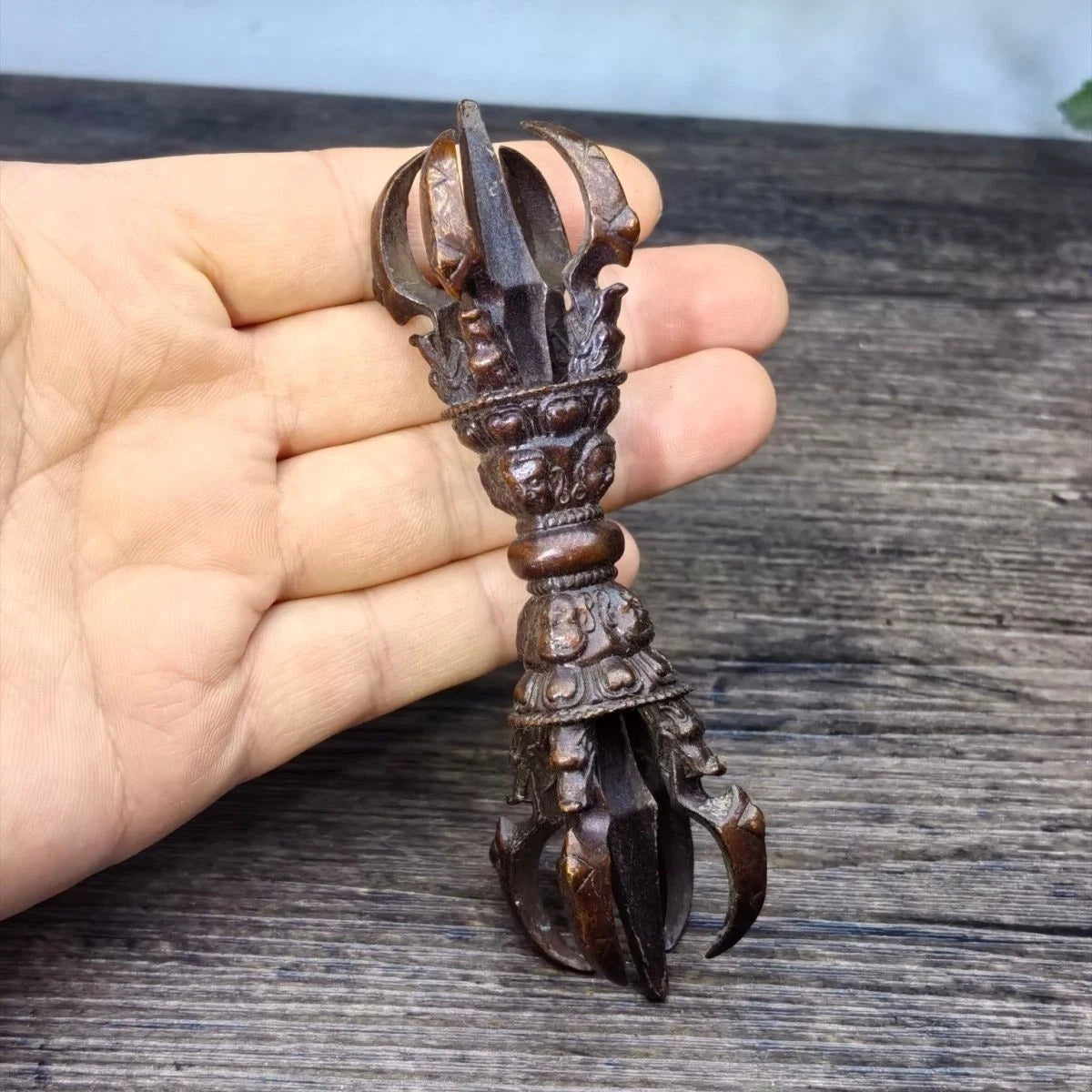 Tibetan Vajra Ritual Tool Ornament Decorative Piece 07FC0E-D4 - KOEEK
