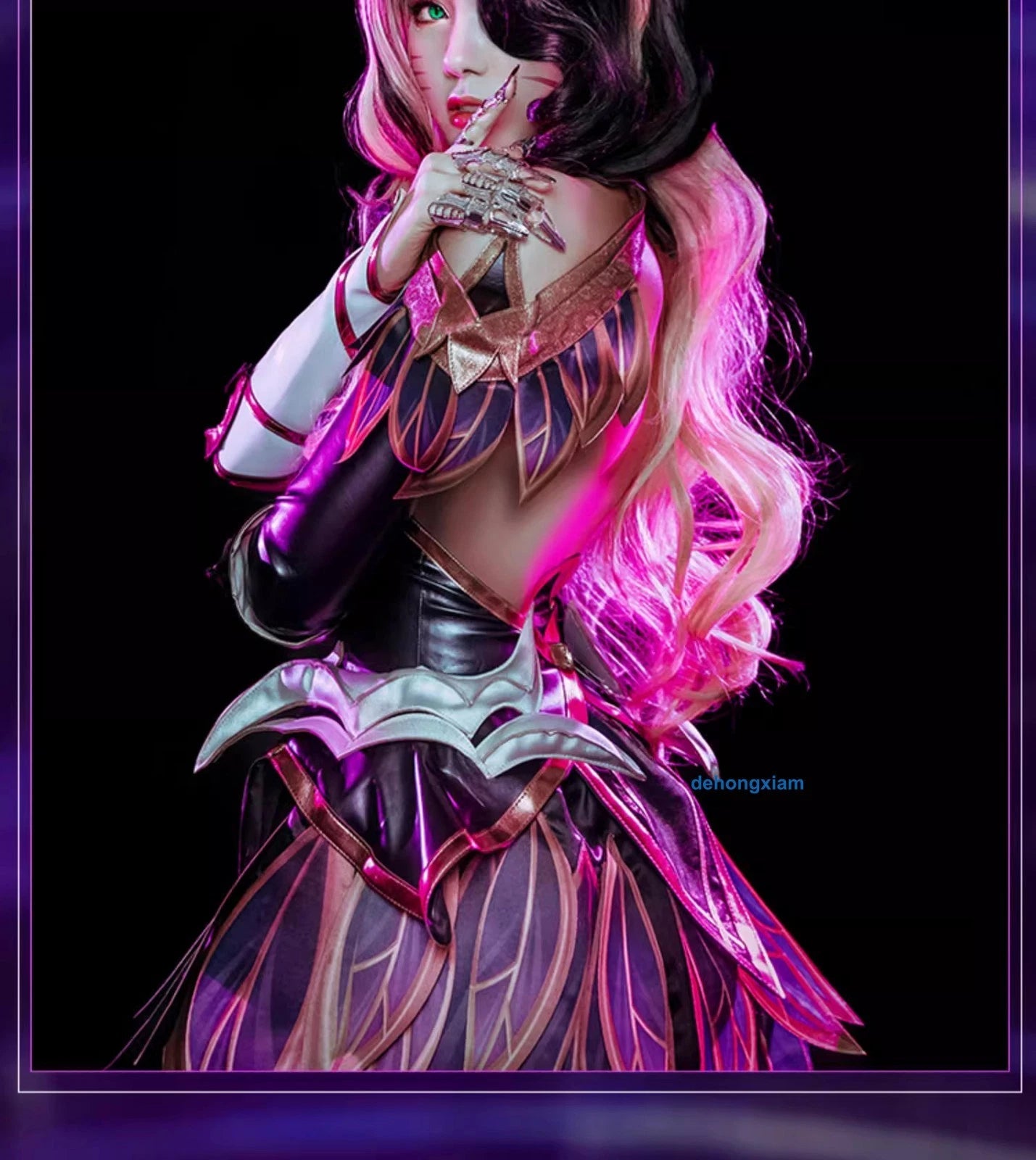 League of Legends Ahri Dresses Skirt Outfit Cosplay Costume Xmas Women Present 07FC0E-D4 - KOEEK