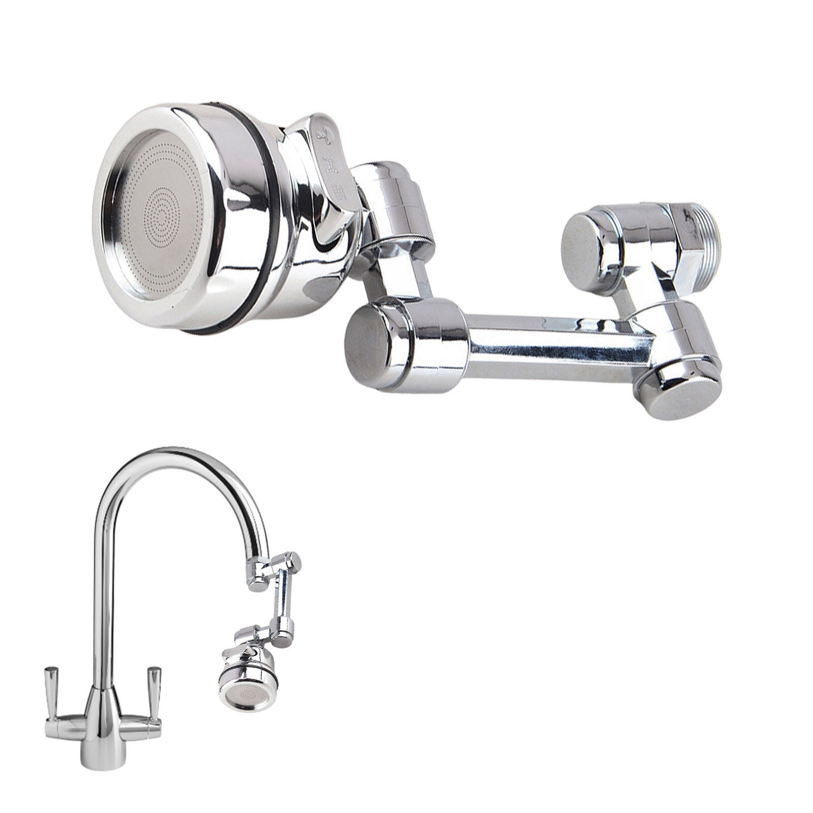 new 1080° Rotating Faucet Universal Kitchen Aerator Swivel Faucet Splash Filter koeek - KOEEK