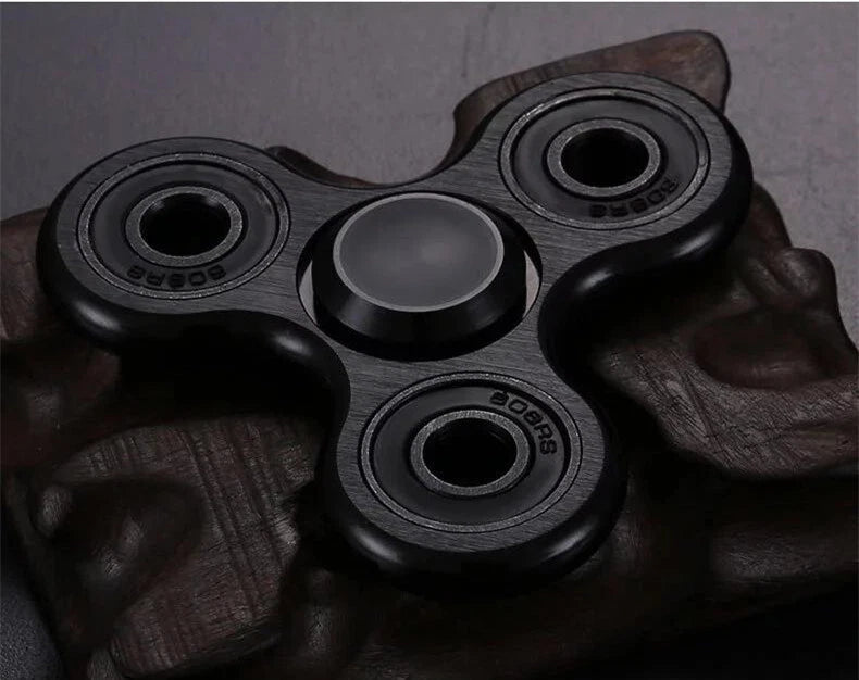 Three-wheel Fidget Alloy Finger Rotating Pressure Hand Table Toy EDC Adhd Autism 07FC0E-D4 - KOEEK