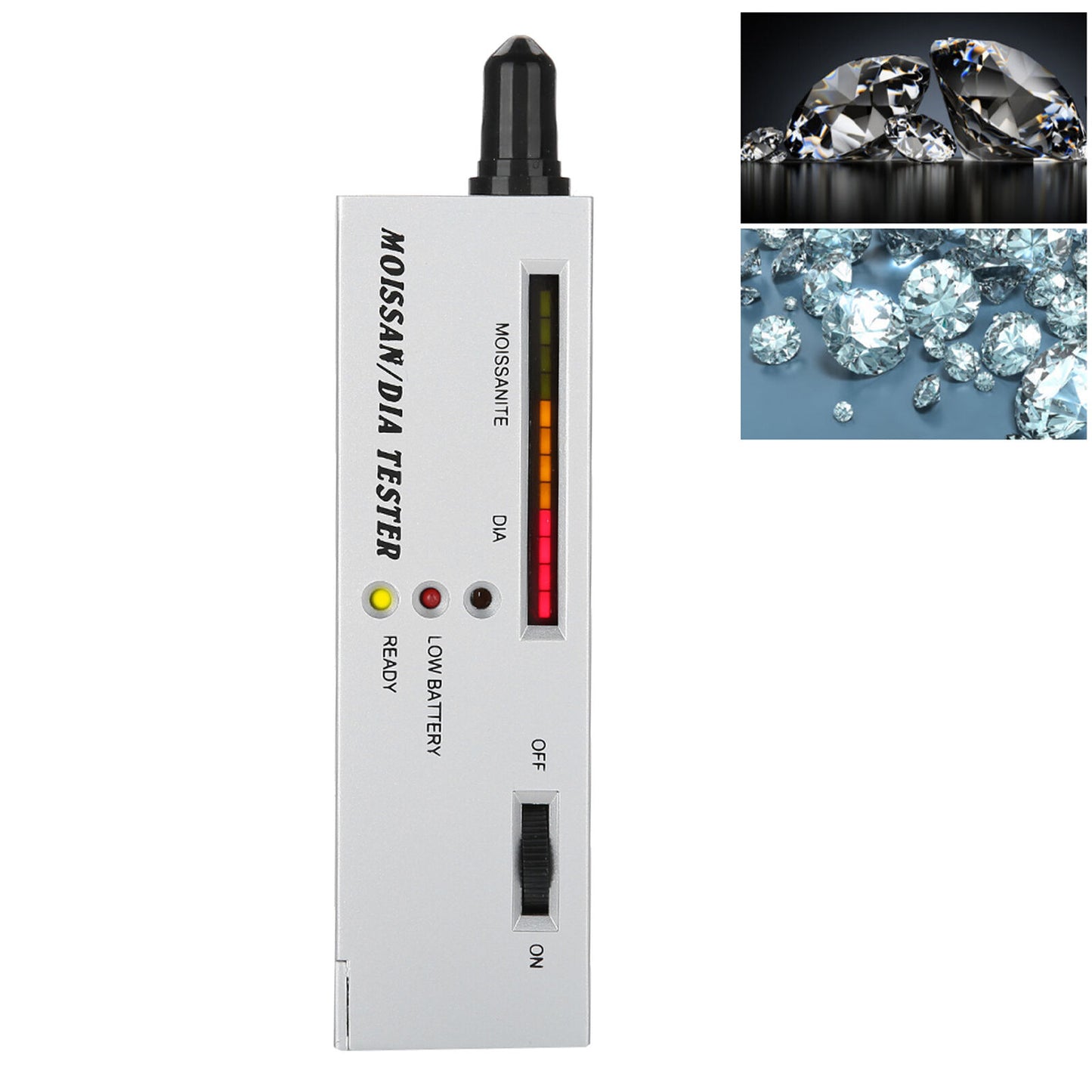 new Moissan LED Indicator Tester Moissanites Detector Pen Jewelry Testing Tool koeek - KOEEK