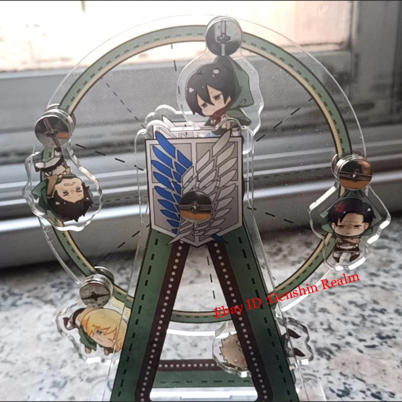 Anime Attack on Titan Levi Ferris Wheel Acrylic Desktop Stand Figure Decor Gift 07FC0E-D4 - KOEEK