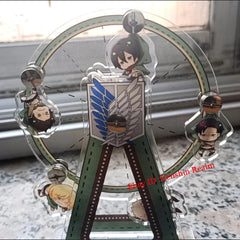 Anime Attack on Titan Levi Ferris Wheel Acrylic Desktop Stand Figure Decor Gift 07FC0E-D4 - KOEEK