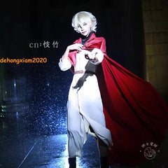 Identity V Cosplay Costume Long Red Cape Game Handmade Halloween Party Outfits 07FC0E-D4 - KOEEK