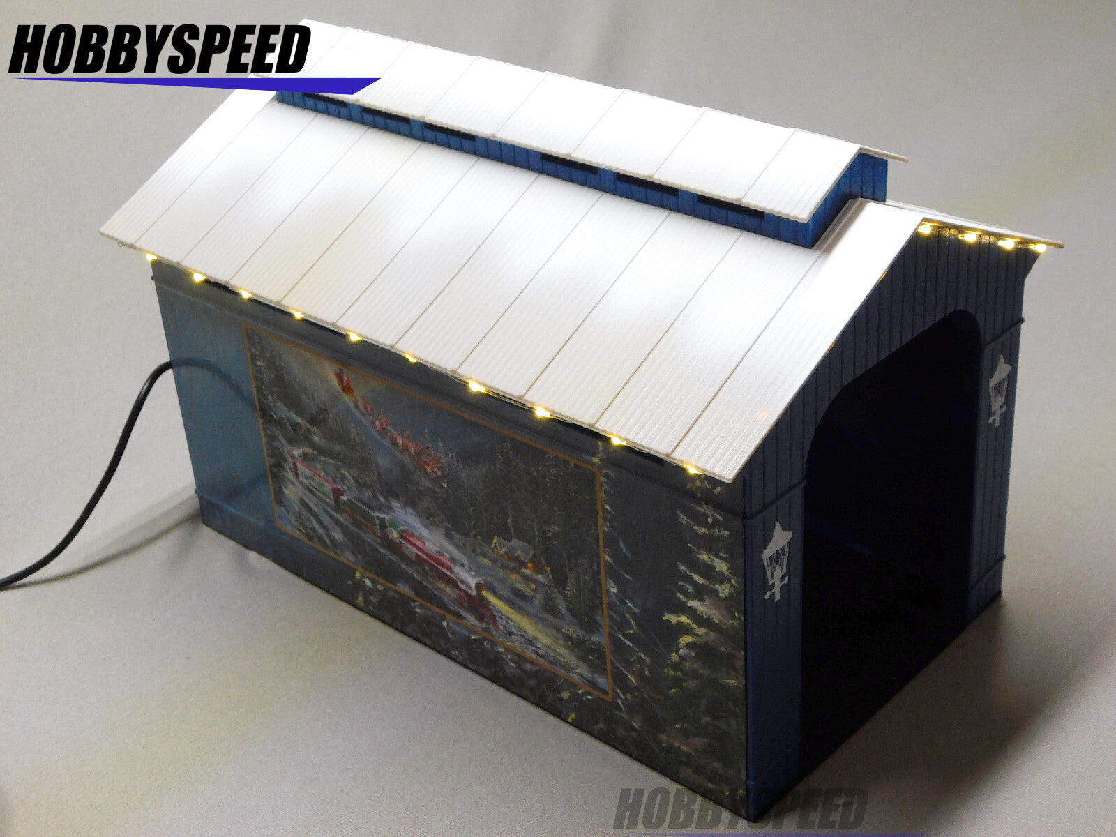 LIONEL TK CHRISTMAS LIGHT EXPRESS ILLUMINATED COVERED BRIDGE O GAUGE 2429160 LIONEL - KOEEK