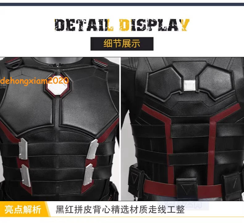 Deadpool 3 Blade Cosplay Costume Outfits Men Vest Pants Shoes Full Set Halloween 07FC0E-D4 - KOEEK